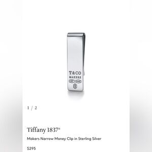 Tiffany & Co. 1837 Silver Money Clip